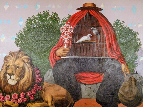 © VLife Blog vlife.blog Belgien Kunstwerk von René Magritte im Grand Casino Knokke-Heist,.