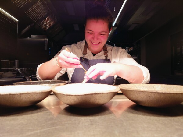 © VLife Blog vlife.blog Küchenchefin und Lady Chef of the Year Fran Mertens im Dunas Dine.