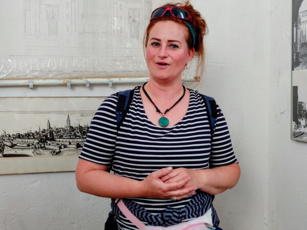© VLife Blog vlife.blog Martje Thalmann ist die erste weibliche Türmerin in der St. Lamberti Kirche.