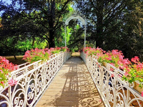 © VLife Blog vlife.blog Romantische Bellevue-Brücke an der Lichtentaler Allee in Baden-Baden.